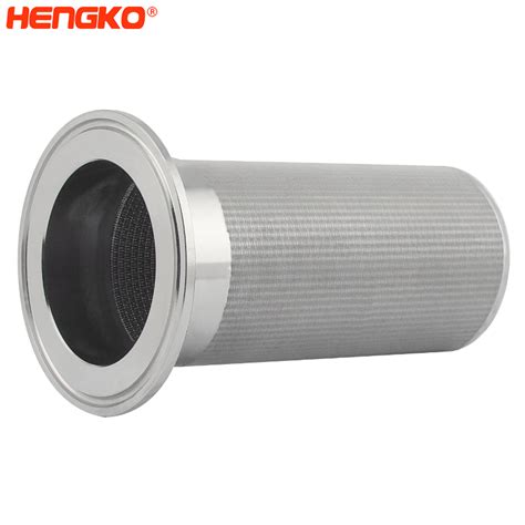 Um Sintered Porous Metal Stainless Steel Cartridge Filter Mesh