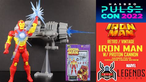 Marvel Legends Retro IRON MAN Modular Proton Cannon Vs Capcom PulseCon