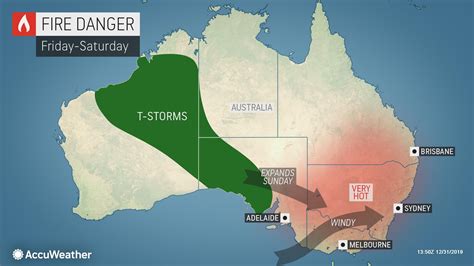 Show Map Of Fires In Australia