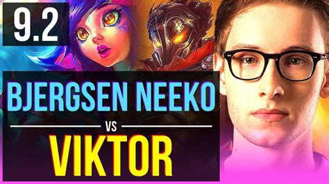 Bjergsen Neeko Vs Viktor Mid Na Master V9 2 Youtube