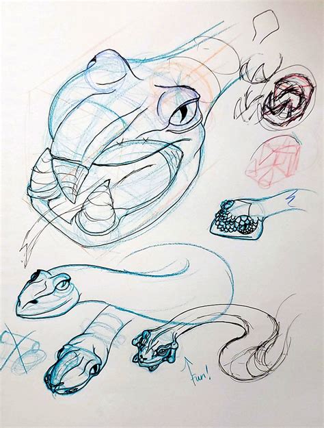 How To Draw A Snake Head