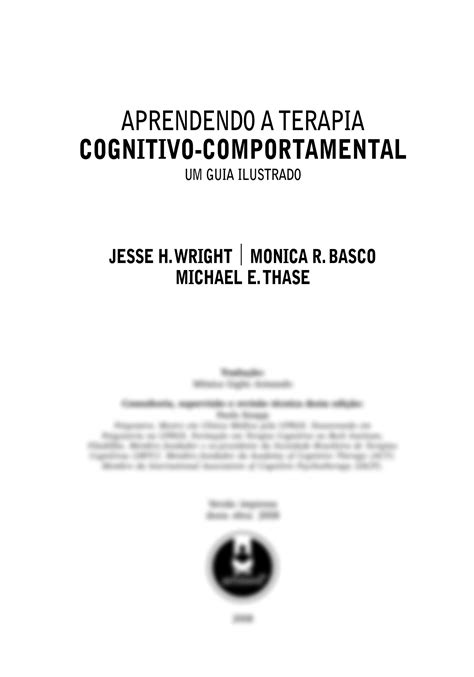 Solution Aprendendo Terapia Cognitivo Comportamental Um Guia Ilustrado