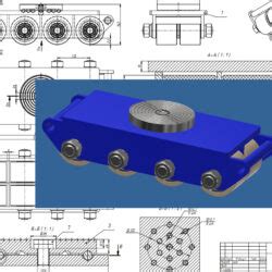 Роликовая платформа - Чертежи, 3D Модели, Проекты, Машиностроение и ...
