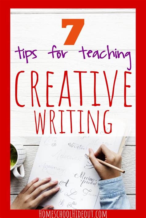 7 Tips For Teaching Creative Writing Homeschool Hideout