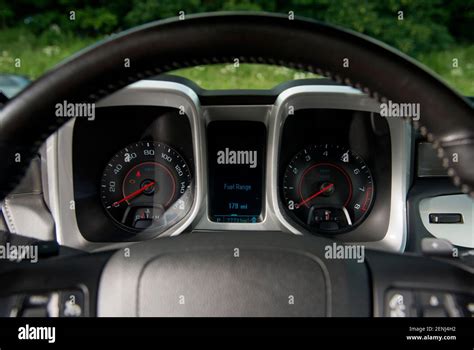 Chevrolet Camaro Dashboard Stock Photo Alamy