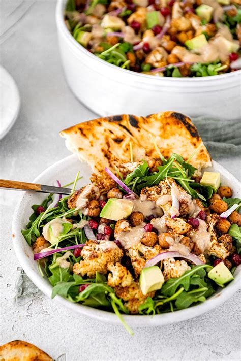 Roasted Cauliflower Chickpea Salad Two Peas Their Pod