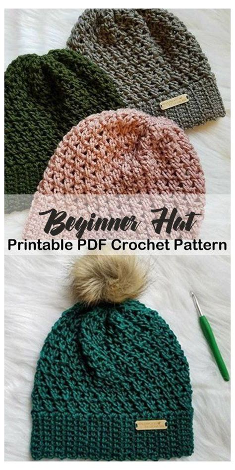 Beginner Hat Crochet Patterns – Pattern Tips #crochet #patterns #hats ...