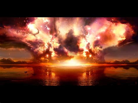 Explosion digital wallpaper, galaxy, fantasy art HD wallpaper ...