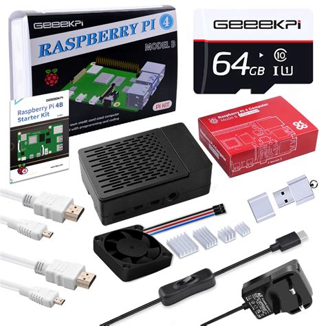 Buy Geeekpi Raspberry Pi Gb Starter Kit Gb Edition Raspberry Pi