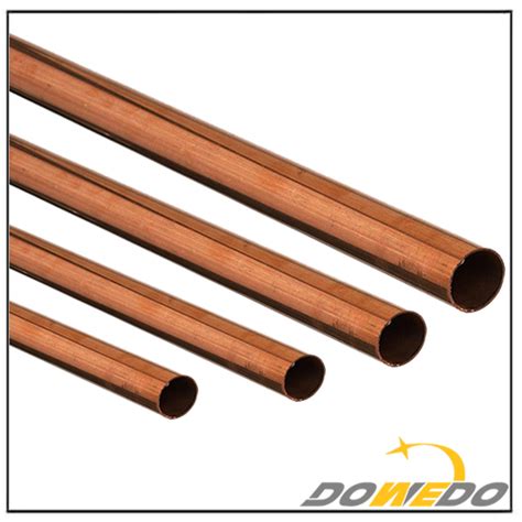 Round Rectangular Copper Tube For Solar Brass Tubes Copper Pipes