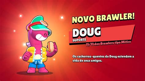 Liberei O Novo Brawler Doug Jogando Partidas YouTube