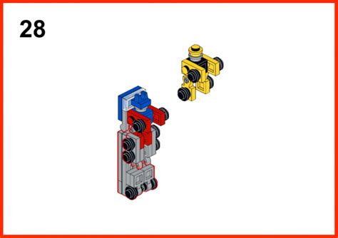 Lego Mini Transformers Bumblebee and Optimus Prime Instructions ...