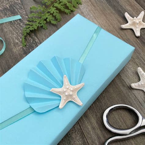 Seashell Themed Gift Wrapping Gift Wrapping Love