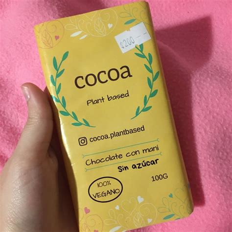 Cocoa Plant Based Barra De Chocolate Y Maní Review abillion