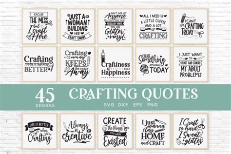 Crafting Quotes Bundle Svg Cut Files Svg Dxf Png Atelier Yuwa Ciao Jp