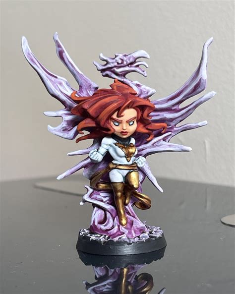 Steven T On Twitter Got Two Jean Grey Phoenix Minis Painted In The