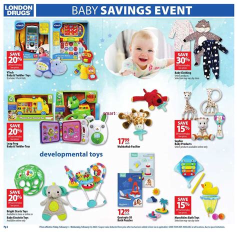 London Drugs Baby Savings Event Flyer February 4 To 23