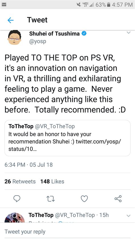 Shuhei Yoshidas Opinion On To The Top R Psvr