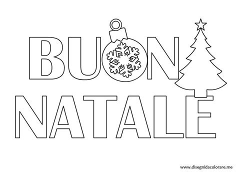 Buon Natale Da Colorare Disegni Da Colorare