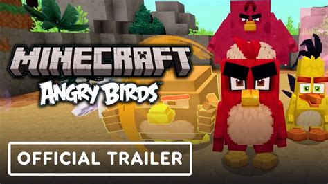 Minecraft X Angry Birds Dlc Official Collaboration Trailer Youtube