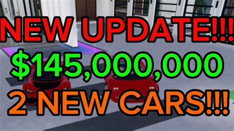 2 New Cars 1 Limited Update In Roblox Mansion Tycoon🌴 Youtube