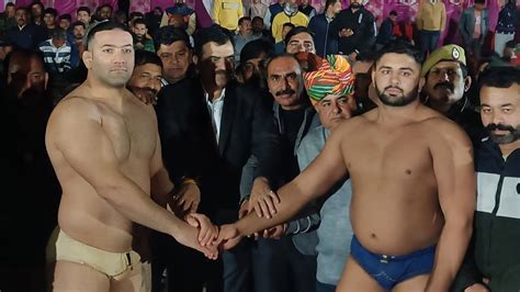 Mirza Iran Vs Vishal Pundu Haryana Kushti Dangal Pangari Akhnoor 17