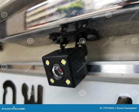 The car rear cam recorder stock image. Image of automatic - 179978403