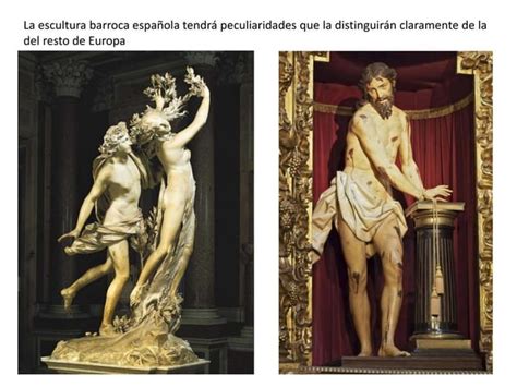 Características de la escultura barroca en España y Escuelas PPT