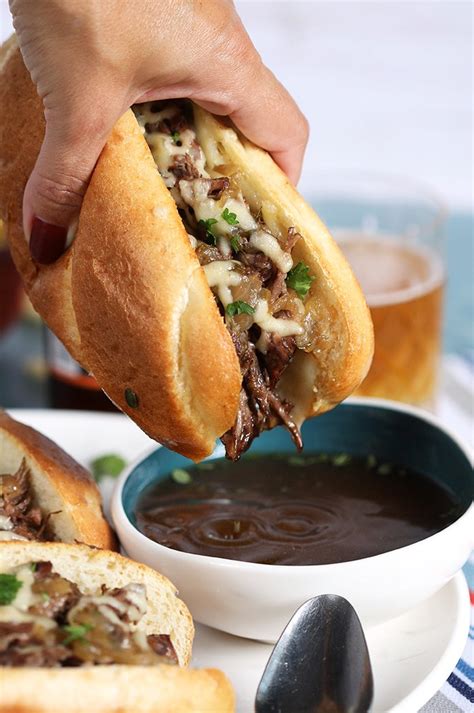 Easy Slow Cooker French Dip Sandwich The Suburban Soapbox