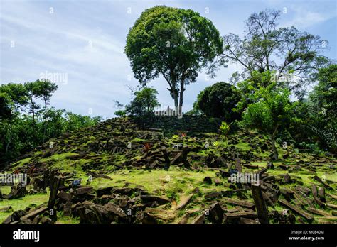 Gunung Padang Megalithic Site In Cianjur West Java Indonesia Gunung