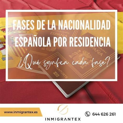 Fases De La Nacionalidad Española Inmigrantex