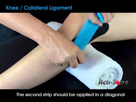 Acti Tape Knee Collateral Ligament Youtube