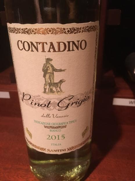 2015 Contadino Pinot Grigio Italy Delle Venezie Cellartracker