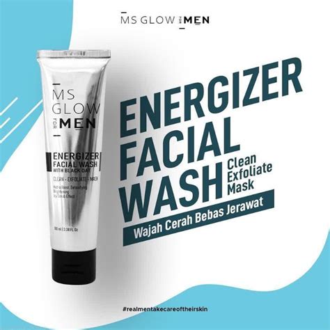 Jual Ms Glow Facial Wash Men Original Sabun Ms Glow Formen Original