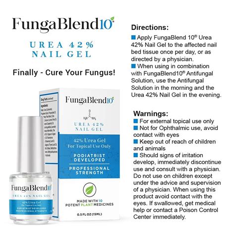 Fungablend Urea Nail Gel For Fast Fungus Cure Antifungal