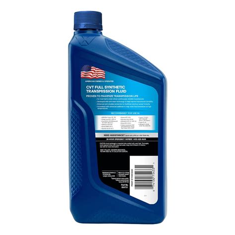 Valvoline Cvt Fluid Quart