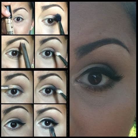 Naked Palette Makeup Look With Foxy Tease And Blackout Shades