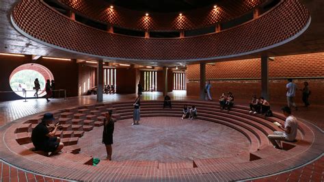 Dong Yugan Uses Brick To Form Sculptural Surfaces At Beijing Art Museum