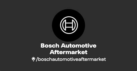 Bosch Automotive Aftermarket Linktree