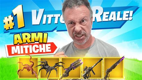 Papa Gioca Con Tutte Le Armi Mitiche E Vinciamo Partite Fortnite