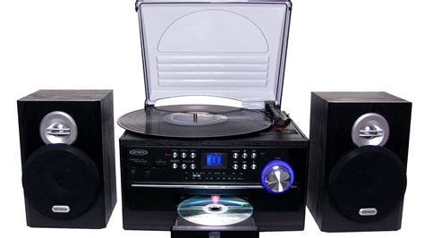 Buy Jensen All In One Hi Fi Stereo Cd Player Turntable And Digital Am Fm