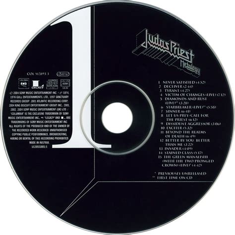 Car Tula Cd De Judas Priest Metalogy Portada