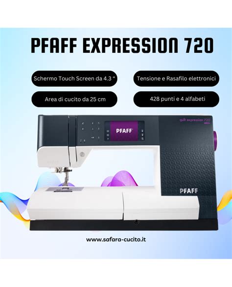 Pfaff Expression Macchina Per Cucire Elettronica