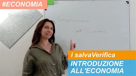 Introduzione All Economia SalvaVerifica Di Corner4 YouTube