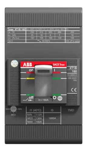 Interruptor Termomagn Tico Abb Tmax Xt C A Sda R Mercadolibre