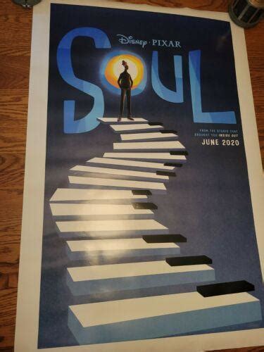 Soul pixar Disney Movie Poster 2 Sided 27x40 A16 | #3894337866