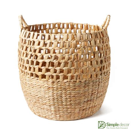 Wholesale Water Hyacinth Indoor Storage Baskets Manufacturer In Vietnam