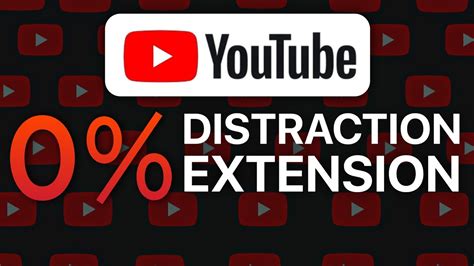 Youtube Distraction Extension Avoid Distraction Chrome Extension