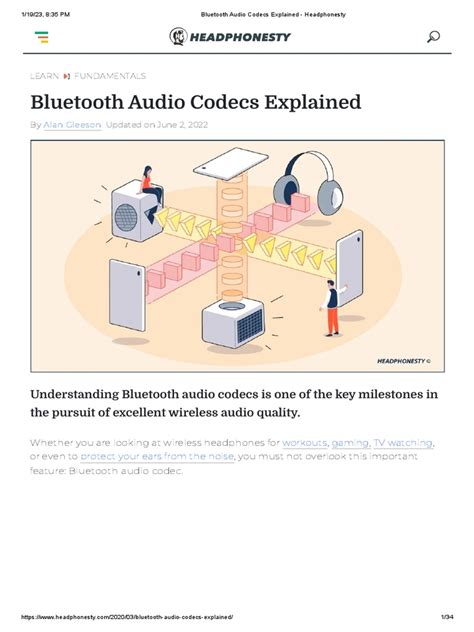 Bluetooth Audio Codecs Explained Headphonesty Pdf Data Compression Codec