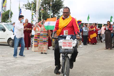 Resumption Of Jan Jagran Cycle Yatra Central Tibetan Administration